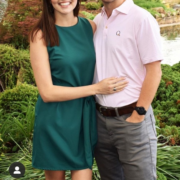 Gorgeous Teal Sleeveless Dress - Picture 8 of 8